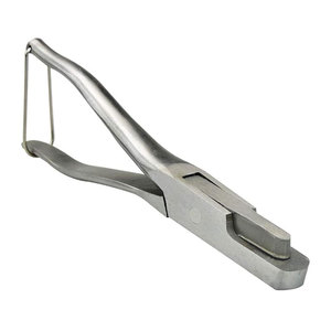 Pince à marquer les oreilles en acier inoxydable, type U/V, pour porcs, instrument vétérinaire - Product Image 1