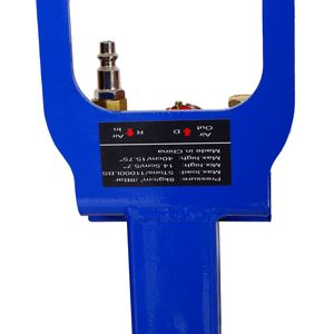Martinetto Pneumatico a Tre Sacche 3T con Capacità di Sollevamento di 6600 libbre, 16 Pollici, Facilmente Pieghevole, Blu, per Auto - Product Image 3