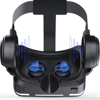 Gafas VR de Realidad Virtual 2026, de Cartón, Todo en Uno, con Auriculares Estéreo para Juegos Inmersivos y Juegos 3D Reales