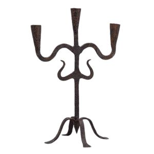 Porte-bougie en fer forgé fait main pour la décoration intérieure, la décoration extérieure, la décoration de chambre, la table d'appoint, ou comme cadeau. - Product Image 5