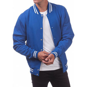 Men's Luxury Wool Varsity <b>Jacket</b> Embroidered Baseball Patch Customizable Letterman Design Luxury <b>Leather</b> Fur <b>Long</b> Coated Thin - Product Image 2