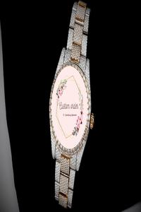 Montre mécanique de luxe Hip Hop en acier inoxydable avec moissanite, cadran en cristal saphir, cadeau d'anniversaire personnalisé pour homme - Product Image 4