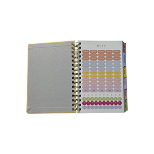 Honeyboy 2025 hoa Quote kế hoạch cho lịch trình hàng ngày và mục tiêu theo dõi tùy chỉnh xoắn ốc ràng buộc máy tính xách tay - Product Image 4