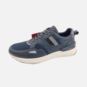 Zapatillas Deportivas para Hombre con Cordones, Parte Superior de PU y Textil, Suela de TPR, Punta Cerrada, Cómodas e Informales - Product Image 4