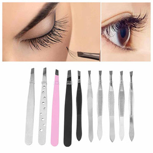 Pince à épiler en acier inoxydable 2026, pince à cheveux, tondeuse à sourcils, pince pour extensions de cils, outils de maquillage et de beauté - Product Image 4