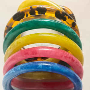 Luxury Vintage Women's Wristband Handcrafted Acrylic Resin Bag Handle Circlet Fashionable Handbags Replacement Parts <b>Accessories</b> - Product Image 5