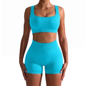 Ensembles de vêtements de sport pour femmes sans couture, vêtements de fitness, ensembles de yoga, vêtements de sport pour femmes, vêtements d'entraînement pour femmes - Product Image 2