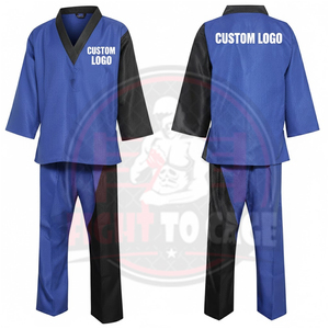 Uniforme de Freestyle Haute Performance pour Adultes, Noir et Bleu, Confortable et Personnalisable, à Prix de Gros - Product Image 4