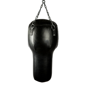 Black Color Leather Uppercut <b>Boxing</b> Punching Bag for Gym MMA OEM Service Customized Design Heavy-Duty EPE Filled Eco-Friendly - Product Image 1