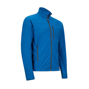 <b>Men's</b> Blue Fleece <b>Jacket</b> Full Zip Stand Collar Windproof Casual Outdoor Wear Regular Fit <b>Long</b> Sleeve Solid Color - Product Image 2