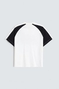 T-shirt décontracté pour homme à manches courtes et coupe ample avec impression de slogan SOSH 4 et motif lettres, en tissu Spandex/Coton 300 grammes - Product Image 2
