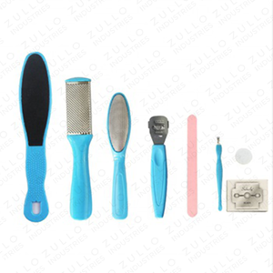 Stainless Steel <b>Pedicure</b> Foot Care Kit with Foot File Nail Cutter Dead Skin Remover Tools OEM Private Label - Product Image 4