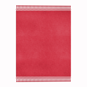 Indian Supplier <b>Christmas</b> Red Color Cotton <b>Throw</b> Solid Color Premium Collection Cotton <b>Throw</b> at Factory Price - Product Image 3