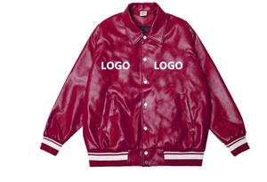 Veste varsity en laine Melton de qualité supérieure pour hommes, manches en cuir véritable haut de gamme, streetwear personnalisé, vestes Letterman pour hommes - Product Image 6