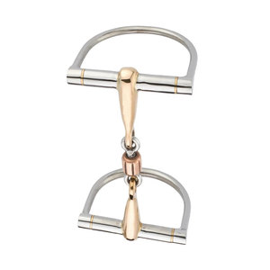 อุปกรณ์ม้าระดับพรีเมียม บิตม้าสแตนเลส ขนาด 10.5 ซม. 11.5 ซม. อุปกรณ์ขี่ม้าที่ทนทานสำหรับการดูแลม้าและสัตว์ - Product Image 2