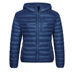 <b>Men</b> Winter Thick Hooded Puffer <b>Jacket</b> <b>Long</b> Sleeve Design Zipper Closure Breathable Eco-Friendly Fabric 100% Polyester - Product Image 1