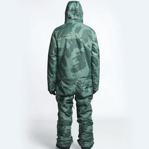 Combinaisons de ski unisexes personnalisées, chaudes, imperméables, avec fermeture éclair, pour le snowboard, le patinage sur glace, la compétition, les courses, les montagnes - Product Image 4