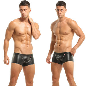 Ropa Interior de Cuero PU en Oferta, Bragas Sexys de Cuero Sintético para Mujer, Tanga de Cuero Vegano para Mujer, Ropa Interior Sexy de Cuero PU Negro - Product Image 4