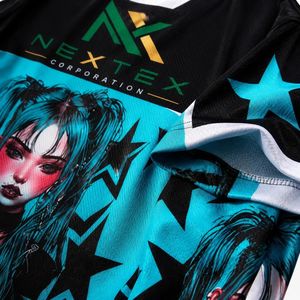 ชุดเสื้อและกางเกงบาสเก็ตบอลพิมพ์ลายอนิเมะสำหรับผู้ชาย 2 ชิ้น ชุดกีฬาฤดูร้อน ระบายอากาศได้ดี ผลิตจากโพลีเอสเตอร์ - Product Image 6