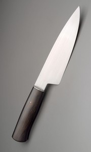 Custom Handmade Modern Chef <b>Knife</b> Stainless Steel Blade 8-9.9in Length Ambidextrous Wooden Handle 3.0mm Thickness Extra <b>Sharp</b> - Product Image 4