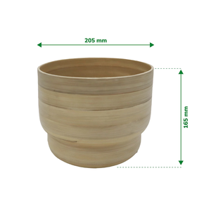 Jardinières et pots de fleurs créatifs en bambou naturel tressé, légers, pour l'intérieur, fabriqués au Vietnam - Product Image 2