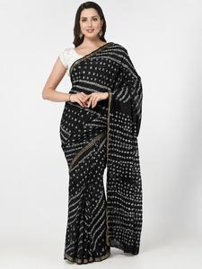 Sari violet fait main pour femmes, sari indien traditionnel, tenue élégante drapée pour fêtes, mariages et festivals. - Product Image 2