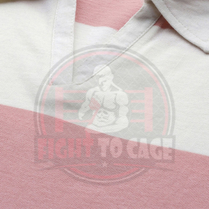 Camisetas Polo para Mujer, Estilo a Rayas, para Uso Diario, 2026, de la Mejor Calidad, en Color Rosa y Blanco, Camisetas Polo Hechas a Mano, Más Vendidas - Product Image 6