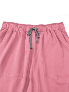 Ensemble de pantalon droit à manches courtes et col en V extensible dans quatre directions, haut de gamme, pour infirmières, vêtements pour femmes, uniformes médicaux, tenue de travail - Product Image 5