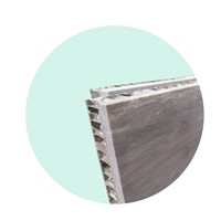 Panneau de pierre de quartzite en marbre onyx laminé composite en fibre d'aluminium nid d'abeille rétro-éclairé translucide