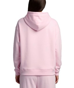 Sweat à capuche rose pour femme en polaire polyester/coton, couleur unie, manches longues, respirant, longueur standard, design personnalisé - Product Image 2
