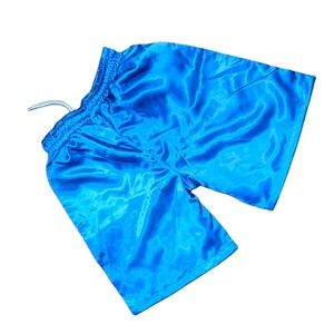 Shorts de sport décontractés pour hommes en tissu satiné de soie, shorts d'été pour la course à pied et la gym, taille élastique, respirants, shorts d'entraînement, logo personnalisé - Product Image 2