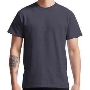 T-shirt décontracté à manches courtes et col rond pour homme, 100% coton, séchage rapide, anti-froissement, respirant, écologique, vente en gros OEM - Product Image 3