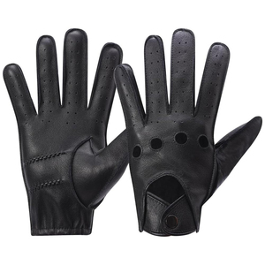 Leather Driving <b>Gloves</b> <b>Men</b> Classic Fit Durable Driver <b>Gloves</b> Supplier <b>Men</b> Genuine Leather Driver <b>Gloves</b> - Product Image 1