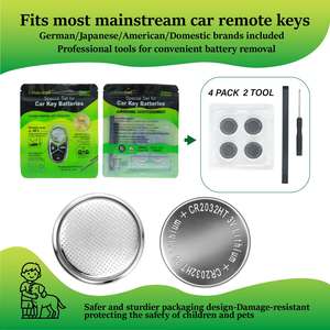 4 Pilas de Botón de Grafeno CR2032 de Gran Capacidad para <span class=keywords><strong>Llave</strong></span> de <span class=keywords><strong>Coche</strong></span> Cadillac - Product Image 3
