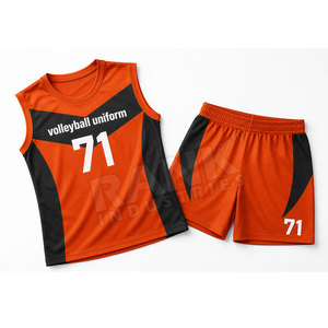 Uniformes de volley-ball personnalisés avec logo pour équipe, 100 % polyester, uniformes de volley-ball très demandés - Product Image 6
