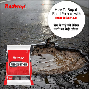 Mortier de réparation rapide haute résistance pour l'entretien routier, le remplissage des fissures, la réparation des nids-de-poule et la restauration des surfaces, usage construction - Product Image 6