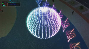 Fontaine musicale LED extérieure interactive avec système audio, construction en acier inoxydable, design moderne pour l'aménagement paysager - Product Image 5