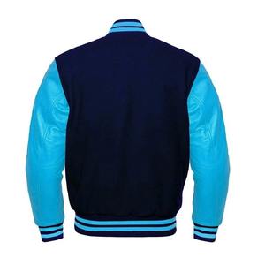 Veste universitaire en laine mélangée de qualité supérieure, broderie personnalisée, style baseball classique pour hommes et femmes - Product Image 5