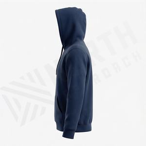 Sudaderas con capucha OEM para universidades y clubes, con logotipo personalizado, tela cálida de algodón y poliéster, chaqueta elegante con cremallera completa, ropa deportiva, color personalizado. - Product Image 3