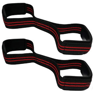 Correas de Levantamiento de Pesas Unisex con Logotipo Personalizado, Correas de Algodón de la Mejor Calidad, Correas de Levantamiento de Pesas con Forma de 8, Correas de Doble Bucle para Gimnasio - Product Image 5