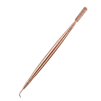 Outils de rehaussement de cils en acier inoxydable de qualité supérieure, couleur or rose, avec peigne, outils de lifting des cils, fabricant OEM ODM