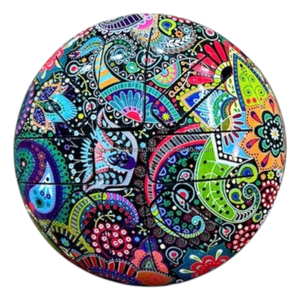 Tambor Feliz Multicolor de Acero Inoxidable con Mazos, Instrumento de Percusión Digital para Meditación, Yoga, Sanación y Música Relajante - Product Image 4