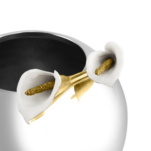 Vase en fer Saleem International 2026, vase à fleurs décoratif, vase à fleurs de luxe, vase à fleurs moderne - Product Image 4