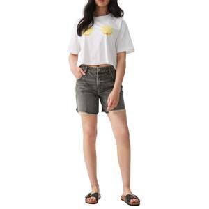 Pantalones Cortos de Mezclilla de Alta Calidad para Mujer, Tendencia 2026, Corte Regular, Secado Rápido, Casuales, Venta al Por Mayor, Material Sólido - Product Image 3