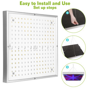 Set 225 LED Full Spectrum lampada a luce per coltivazione interna a sospensione per piante grasse piantine piante vegetali a LED a fiori crescono leggeri - Product Image 3