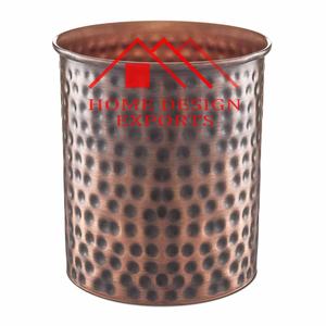 Porte-couverts en métal Maisons et jardins Caddy en métal Couleur argent Conception martelée - Product Image 5