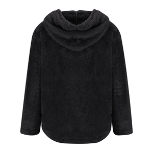 Vente en gros de sweats à capuche en polaire sherpa pour hommes et femmes, chauds, doux, en peluche, avec fermeture éclair, vêtements streetwear personnalisés, fournisseur - Product Image 5