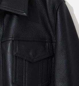 Chaqueta de Cuero Vintage para Hombre, Chaqueta Casual de Motociclista, Proveedor Mayorista, Mejor Precio - Product Image 4