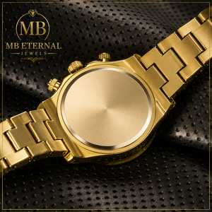MB ETERNAL ตัวเรือนโลหะผสมหรูหรา นาฬิกาโครโนกราฟคริสตัลแซฟไฟร์ 42 มม. ตัวเลขโรมัน อนาล็อก ควอตซ์ เพชร CITIZEN กลไก ยูนิเซ็กส์ - Product Image 2
