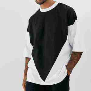 T-shirts pour hommes de qualité supérieure, séchage rapide, coupe classique, faible MOQ, respirants, épaules tombantes, t-shirt décontracté - Product Image 1